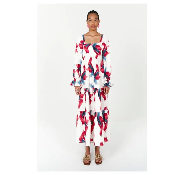 The Lulo Project Zanzibar Print Maxi Dress - Picture 3 of 12